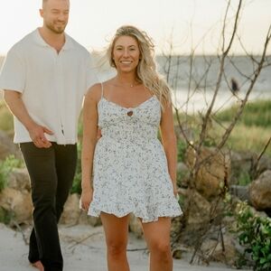 White Floral Sundress